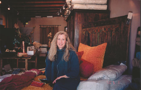 
Daryl Stanton is known in Santa Fe for her healthy, natural interiors and the natural products sold in her store, Casa Natura.
